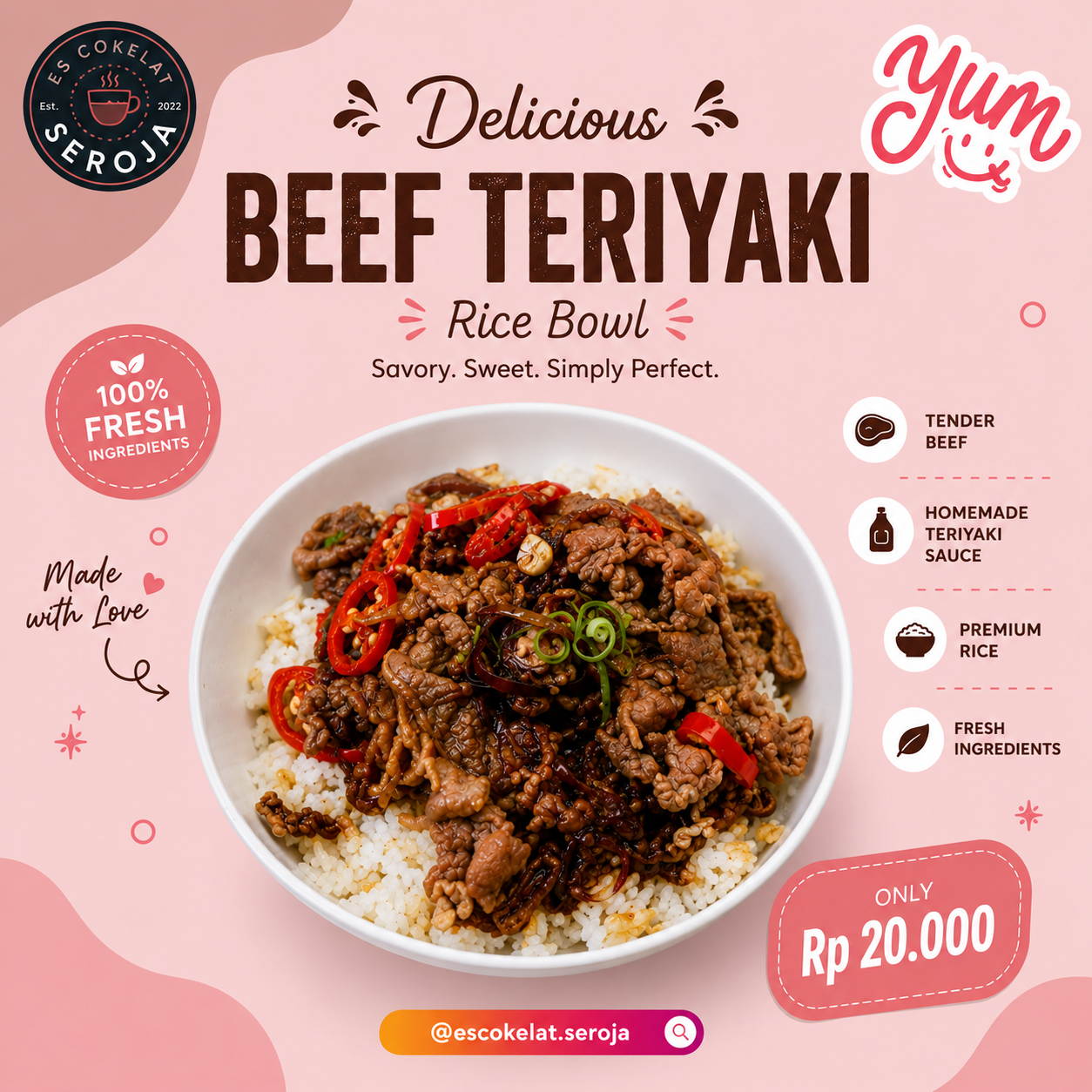 Rice Bowl Beef Teriyaki
