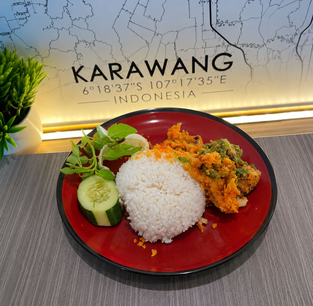 Ayam geprek sambal ijo